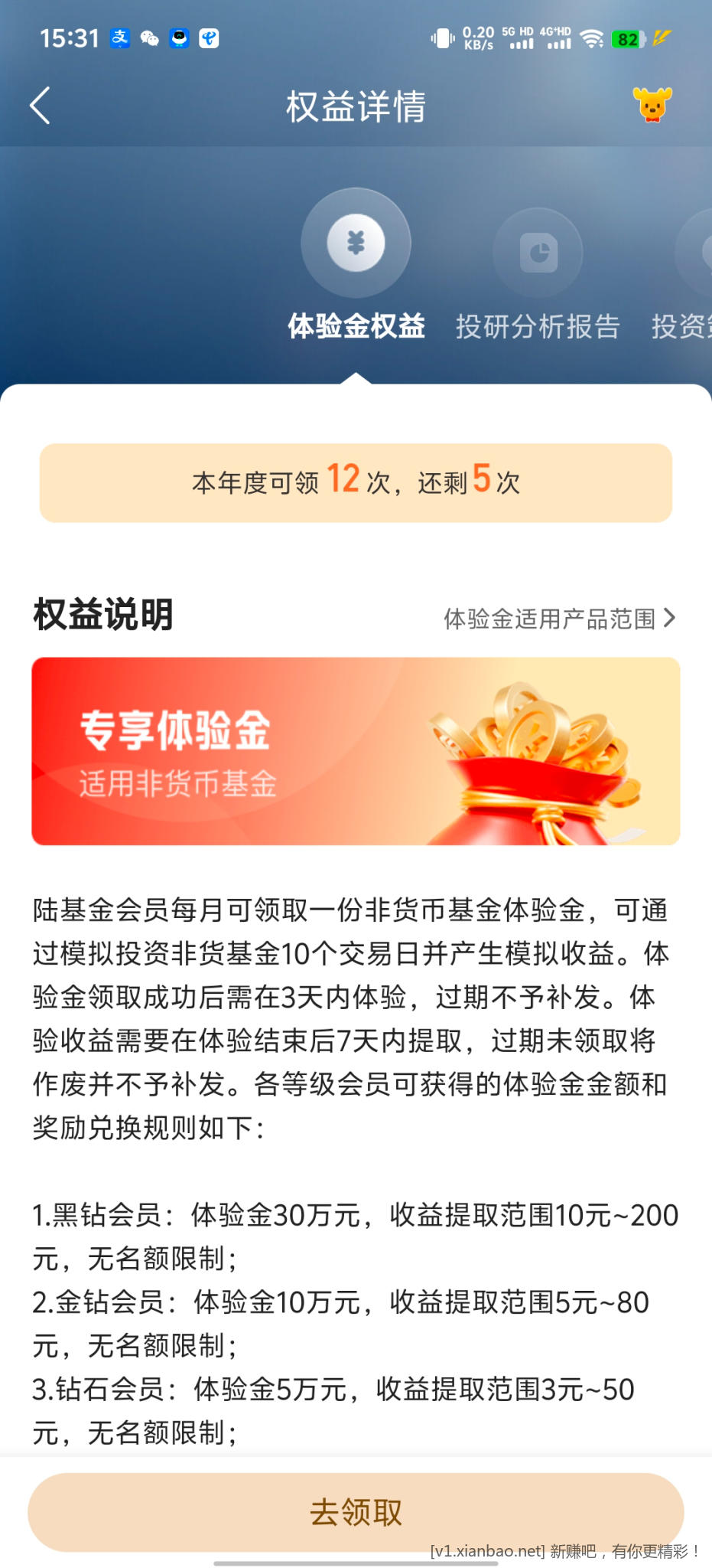 基金体验金 - 线报酷