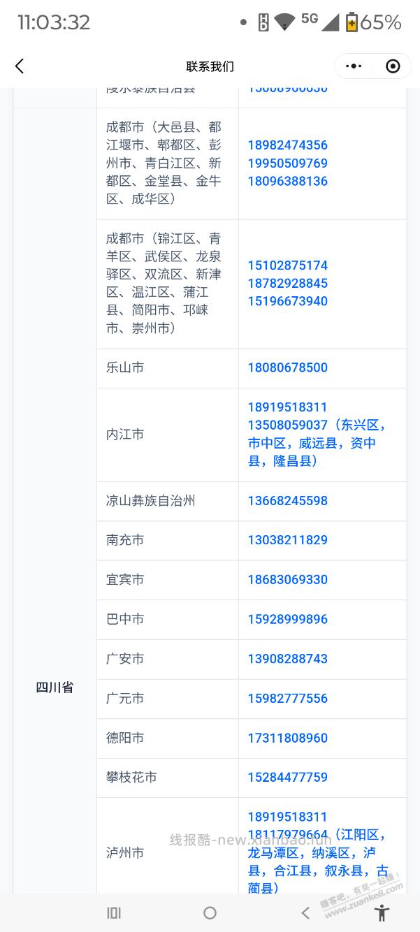 娃哈哈投诉电话大全，全国各省市都有，包括县级市 - 线报酷