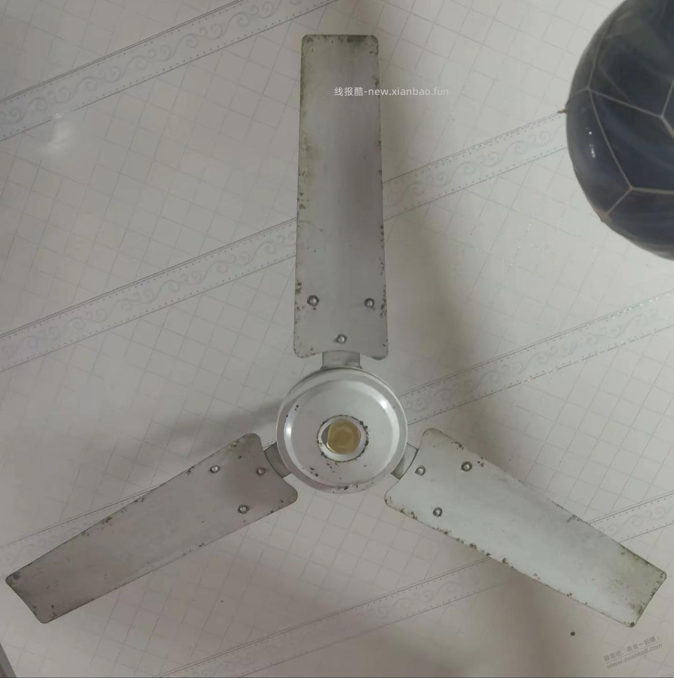 美的吊扇用了30年还正常工作 - 线报酷