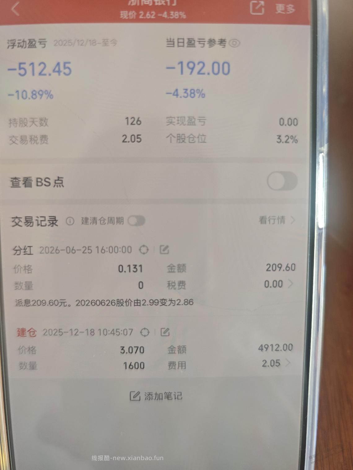 牛逼的银行股 5000掉了1000 - 线报酷