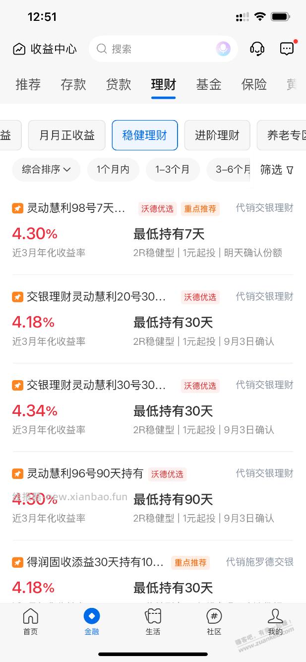 想参加交行的资产提升活动，买哪个理财好？ - 线报酷