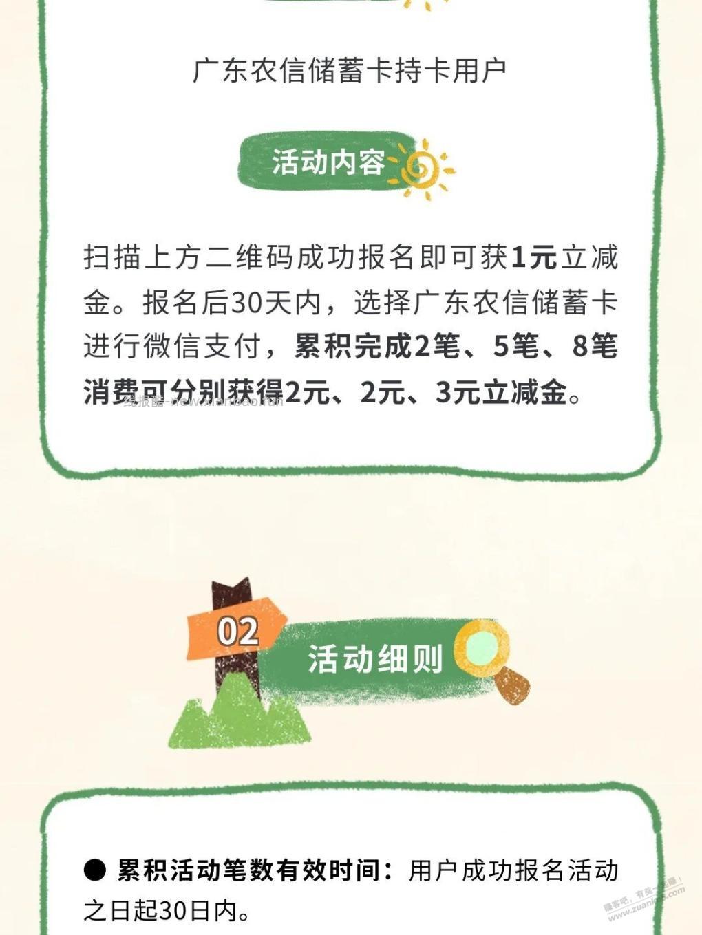广东农信9月份月月刷（总8元微信立减金） - 线报酷
